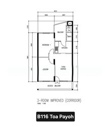 Blk 116 Toa Payoh View (Toa Payoh), HDB 3 Rooms #573983251